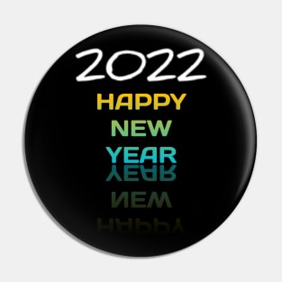 Happy New Year 2022 Pin