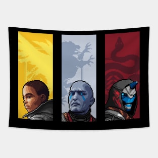 Vanguard Classic - Pixel Art Tapestry