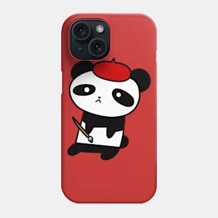 Painter Panda Phone Case