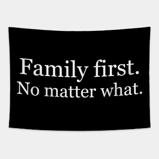 Family first. No matter what. Black Tapestry