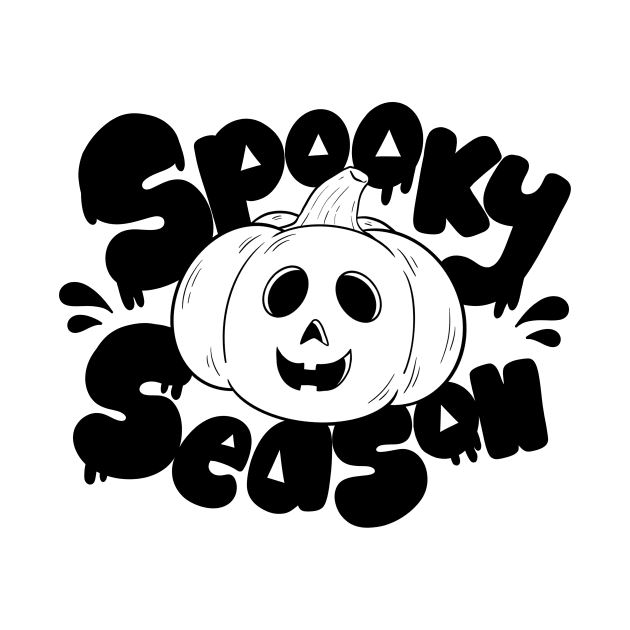 Pumpkin Spooky Season (black ver.) by Azanethbc