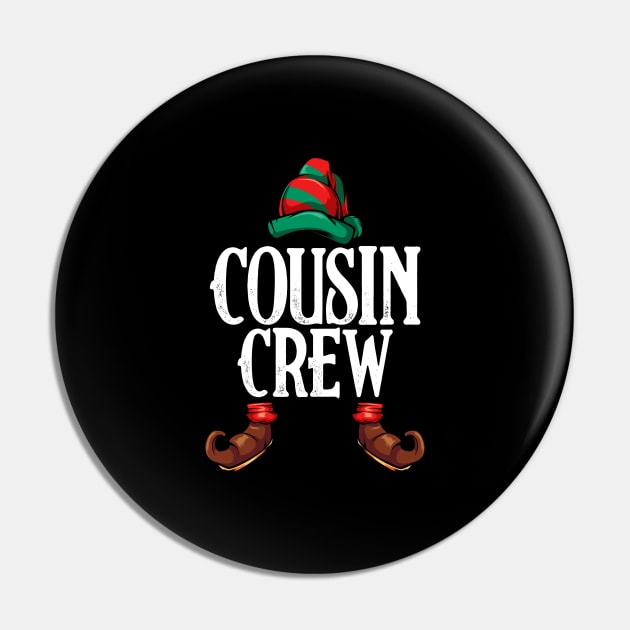 Cousin Crew Elf Family Matching Merry Christmas Pin by Funnyawesomedesigns