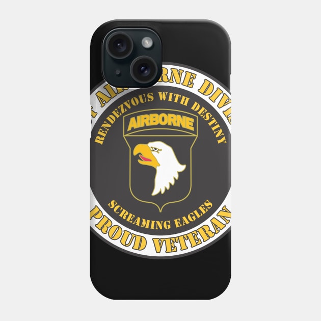 101st Airborne Division Veteran Phone Case by MBK