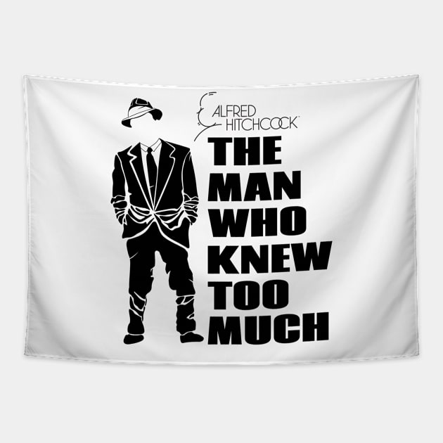 The Man Who Knew Too Much Alfred Hitchcock Tapestry by LICENSEDLEGIT