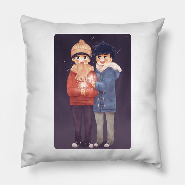 Esper Brothers Pillow by susanmariel