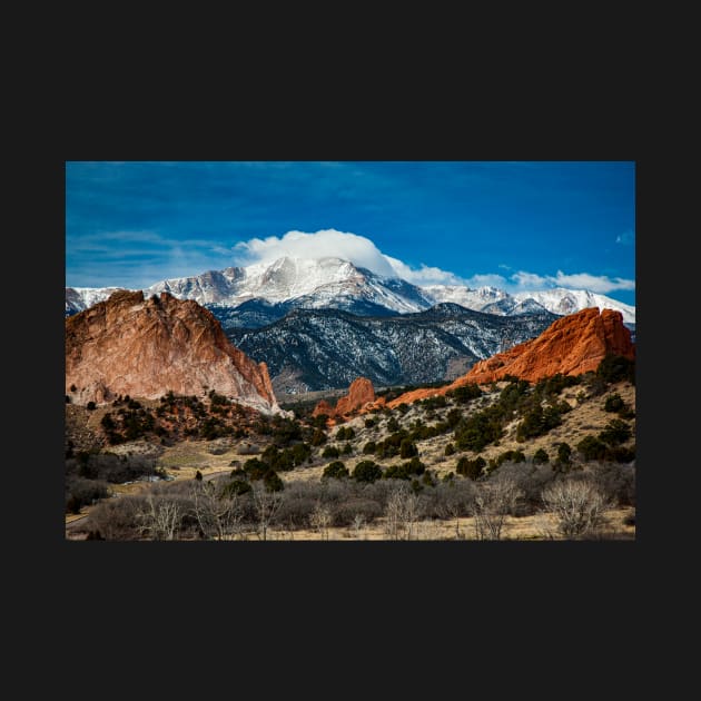 Colorado on my mind!  Pike's Peak View from the Garden of the Gods by TTDean