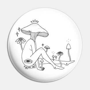 Cosmic Shrooms Pin