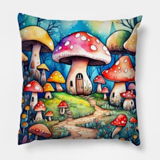 Cute mushrooms gift ideas Pillow