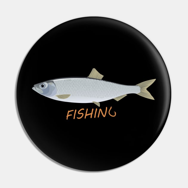 Herring Fishing Pin by NorseTech