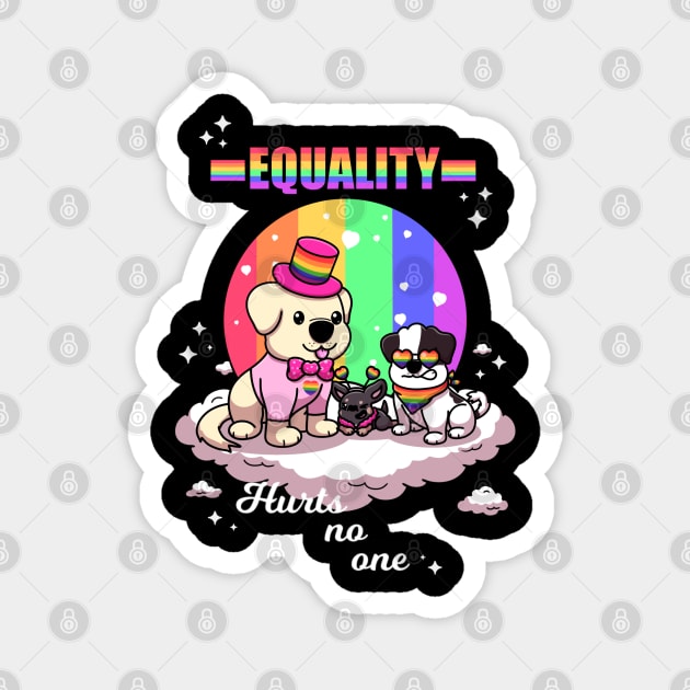 Equality Hurts No One Magnet by TheMaskedTooner