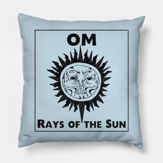 rays of the sun OM Pillow by psninetynine