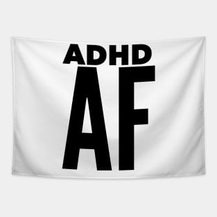 ADHD Typographic Tee Tapestry