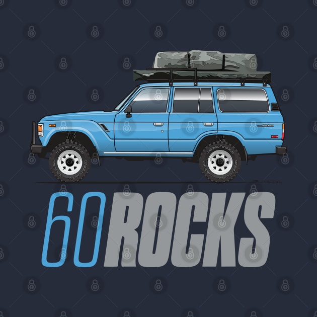 60 rocks-Light Blue by ArtOnWheels