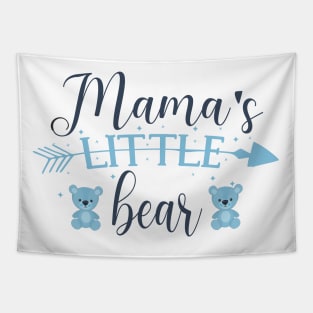 Mama's Little Bear Cute gift for baby Tapestry
