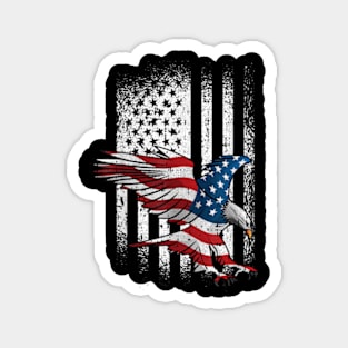 American Flag Eagle 4Th Of July Independence Day Patriotic Magnet