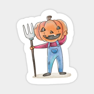 Halloween Pumpkin Magnet