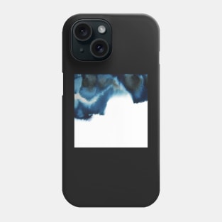 Abstract navy watercolor Phone Case