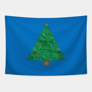 sequin print christmas tree Tapestry