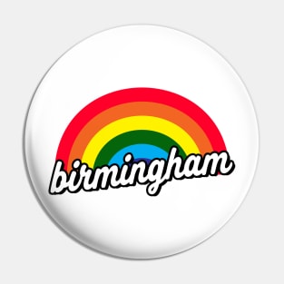 Birmingham Gay Pride Rainbow Pin