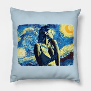 Sun Kissed Van Gogh Style Pillow