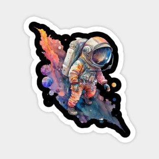 Astronaut Watercolor Magnet