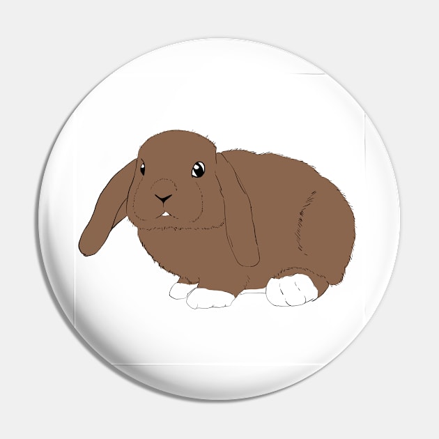 Lop rabbit brown fawn white Pin by Noamdelf06