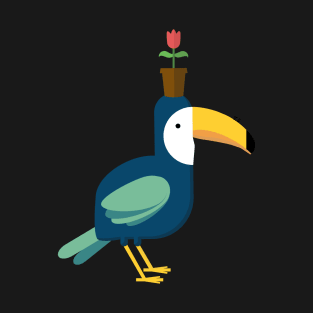 Toucan Flowerpot T-Shirt