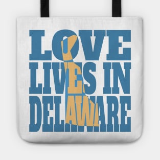 Love Lives in Delaware Tote