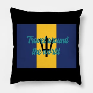 Travel Around the World - Barbados Pillow