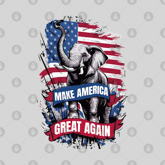 Make America Great Again - MAGA by BobaTeeStore