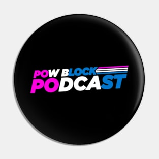 Pow Block Podcast NP Logo 2024 (Trans Support) Pin