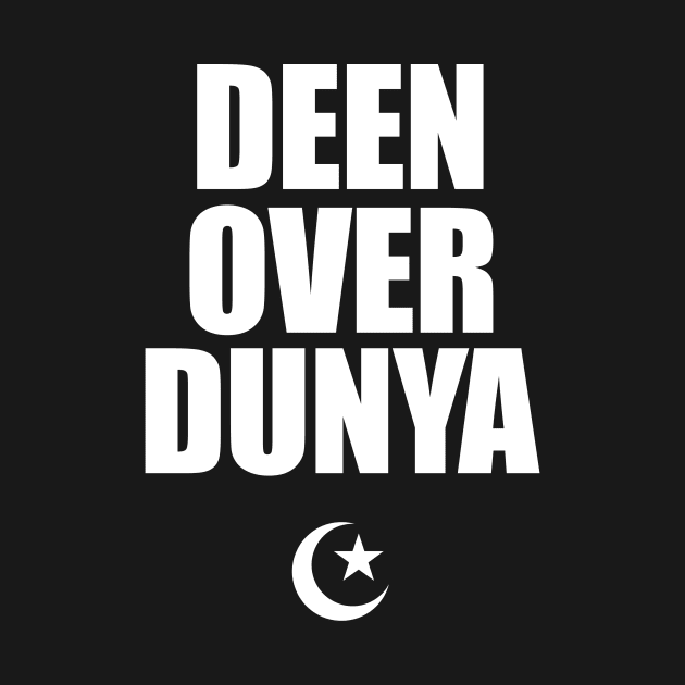 Deen Over Dunya, Crescent Moon by InfinityHorizon