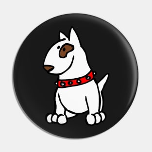 Just Bully English Bull Terrier Cartoon Dog Pin