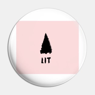 LIT christmas tree - cheeky christmas Pin