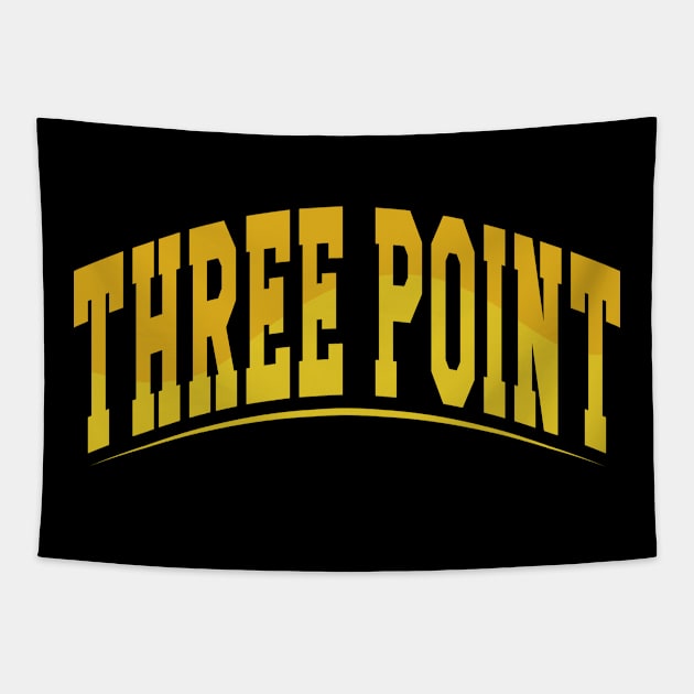 Three Point || Basketball Tapestry by Aloenalone