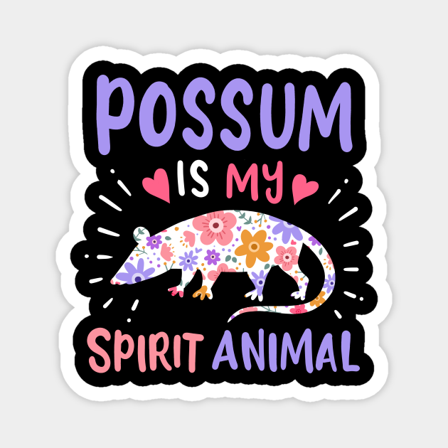 Possum Spirit Animal Possum TeePublic
