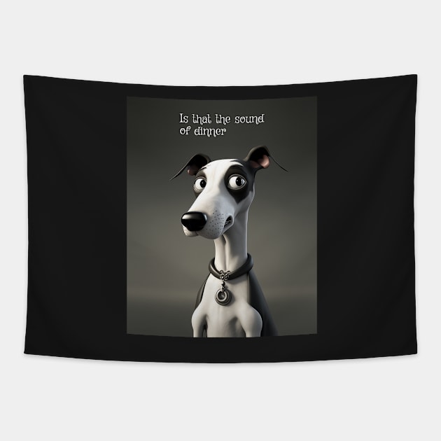 Alfie - Is that the sound of dinner Tapestry by TheArtfulAI