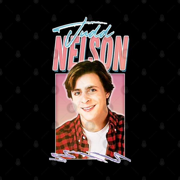 Judd Nelson - Retro Aesthetic Style Fan Art Design by DankFutura