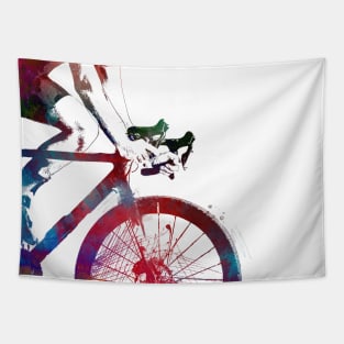 Cycling Bike sport art #cycling #sport Tapestry