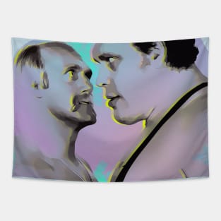 Hogan Vs. Giant 90's Art Tapestry