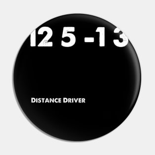 Disc Golf Flight Numbers #1 Pin