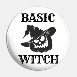 Halloween Costume Party Basic Witch Men Women Tshirt Art Pin