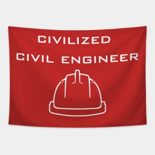 Civilized civil engineer Tapestry