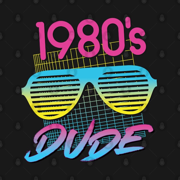 1980's Dude Party Shirt Retro Blinds Sunglasses by andzoo