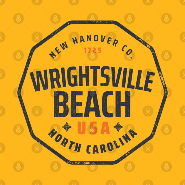 Wrightsville Beach, NC Summertime Vacationing Memories Badge by Contentarama