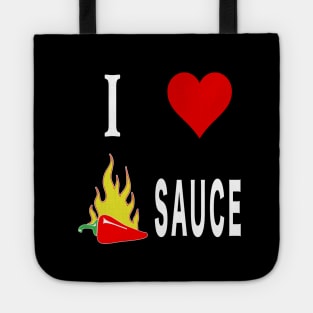 I Love Spicy Habanero Pepper Chicken Wings Sauce. Tote