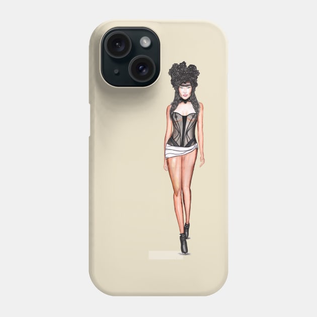 naomi campbell Phone Case by shanu64