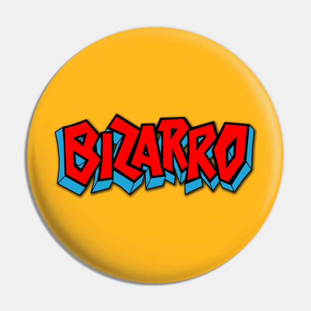 Bizarro Logo - Original Pin by BigOrangeShirtShop