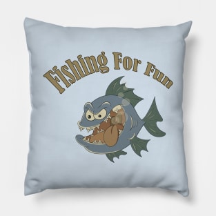 Toothy fish Pillow