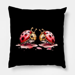 Lovebug Duo: A Shiny Encounter Pillow